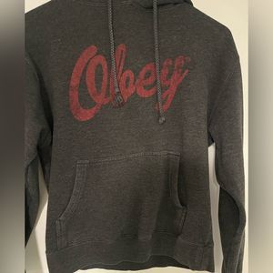 WOMENS SMALL OBEY HOODIE